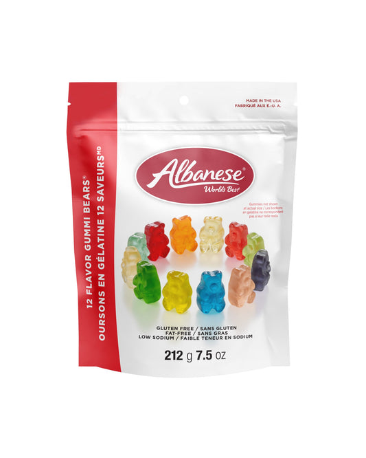 Albanese 12 Flavor Gummi Bears®, 7.5oz Peg Bag - Firdos Market feat. Candiholic
