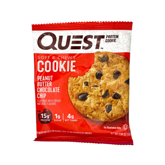Quest Protein Cookie - Peanut Butter Chocolate Chip 2.04oz - Firdos Market feat. Candiholic