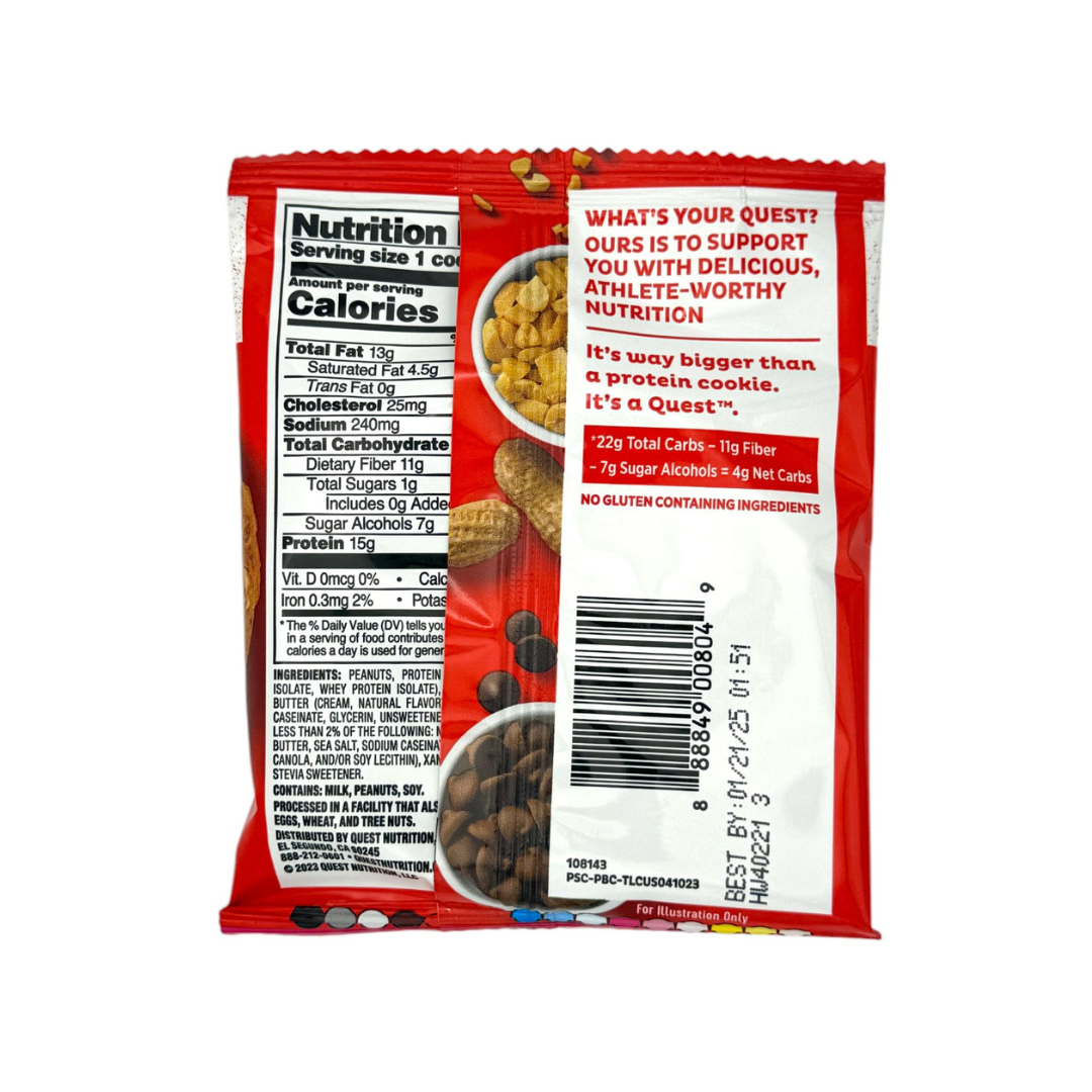 Quest Protein Cookie - Peanut Butter Chocolate Chip 2.04oz - Firdos Market feat. Candiholic