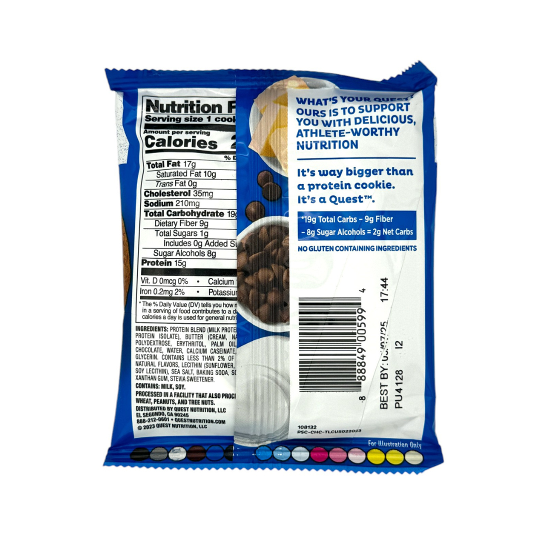 Quest Protein Cookie - Chocolate Chip 2.08oz - Firdos Market feat. Candiholic