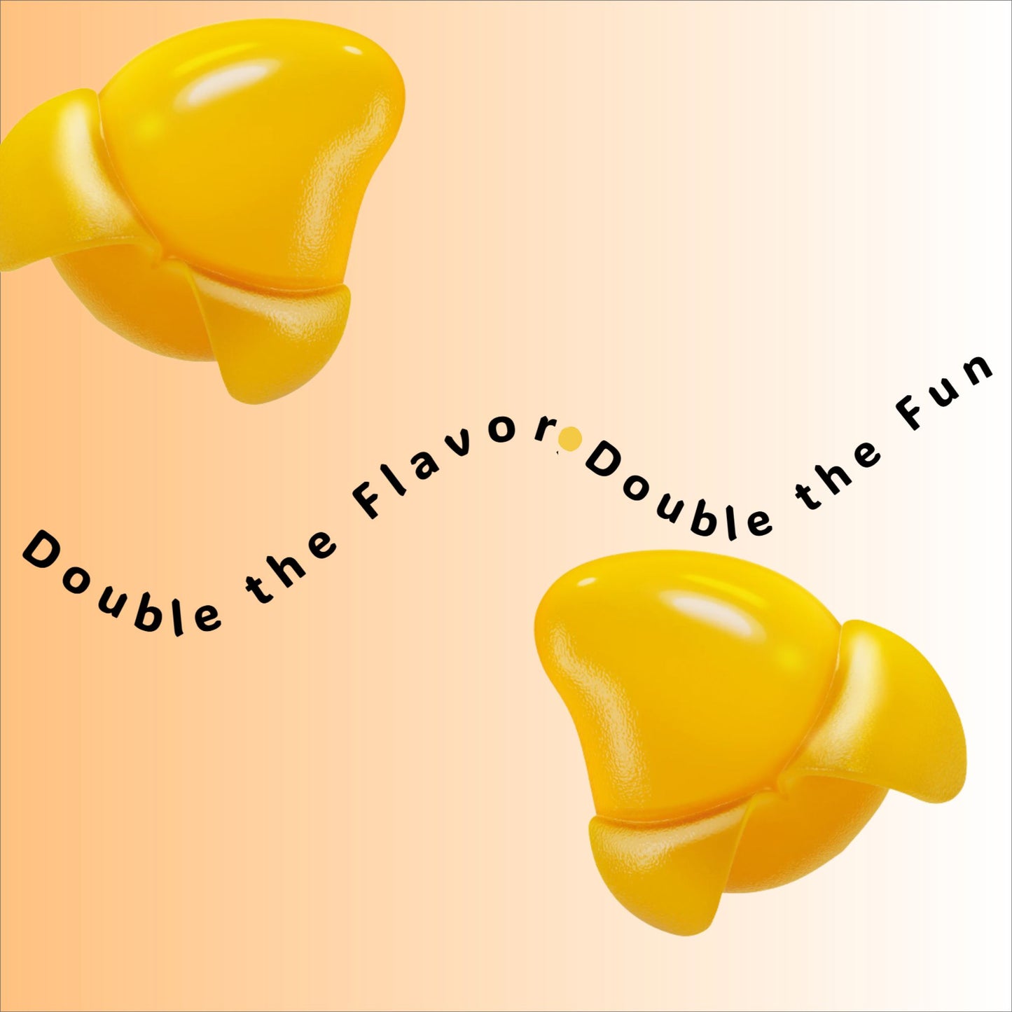 Mango Peelerz laid out flat in rows, showcasing the tropical mango and sweet layers