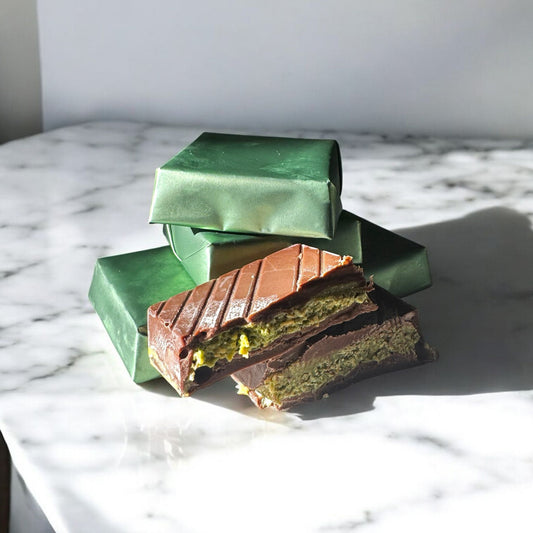 dubai chocolate , dark and milk