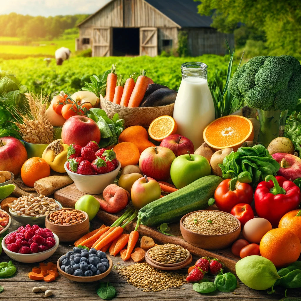 healthy organic foods, nature's bounty