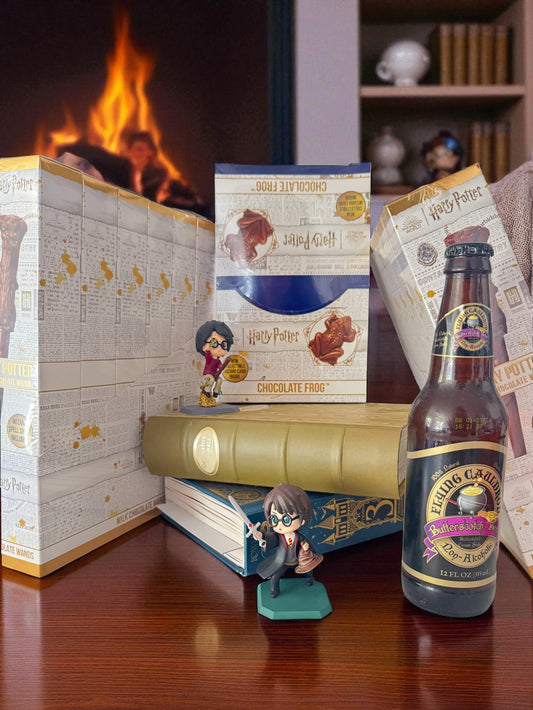 harry potter fan harry potter snacks, chocolate wand, butterbeer