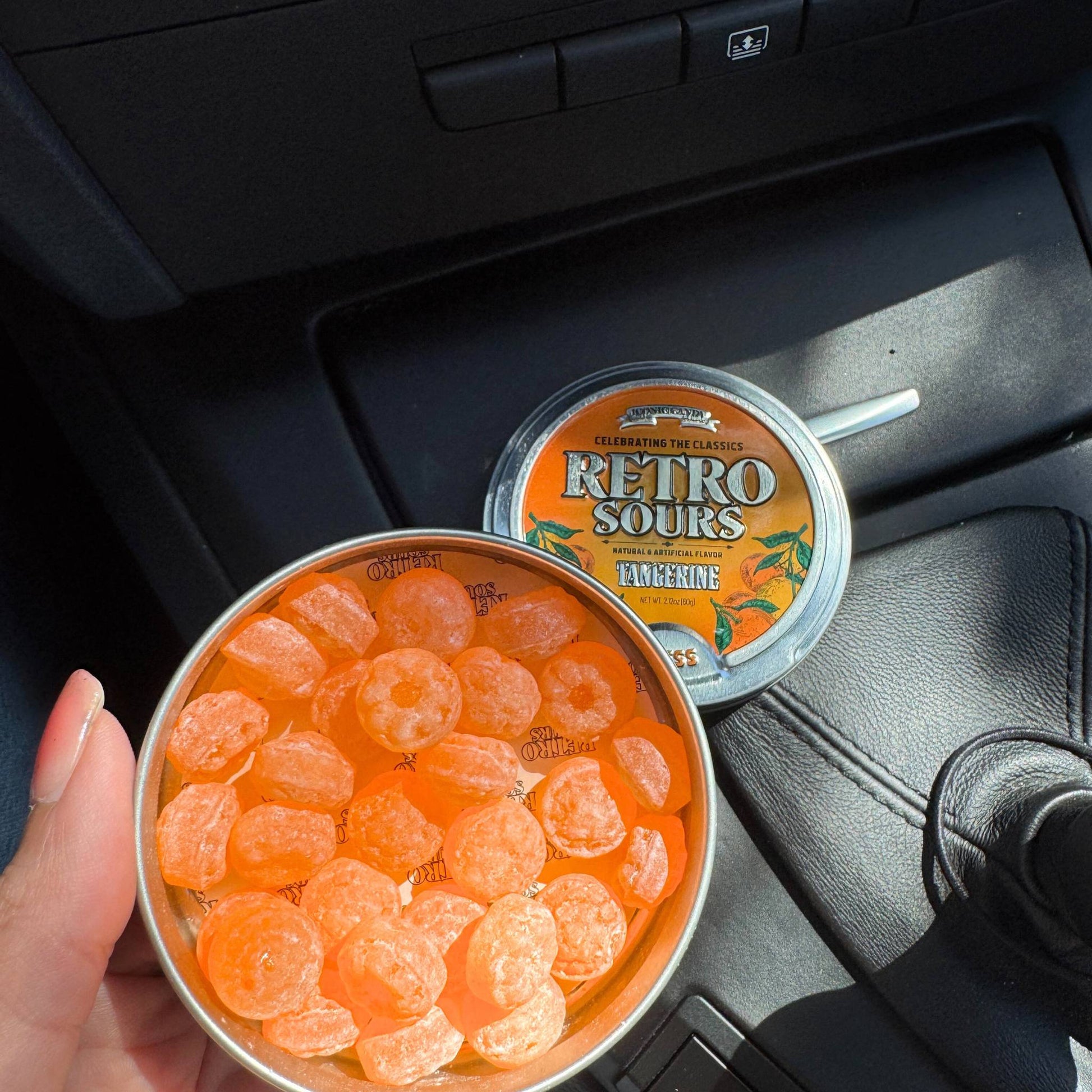 retro sours orange, tangerine, citrus, altoid sour, nostalgic candy, 