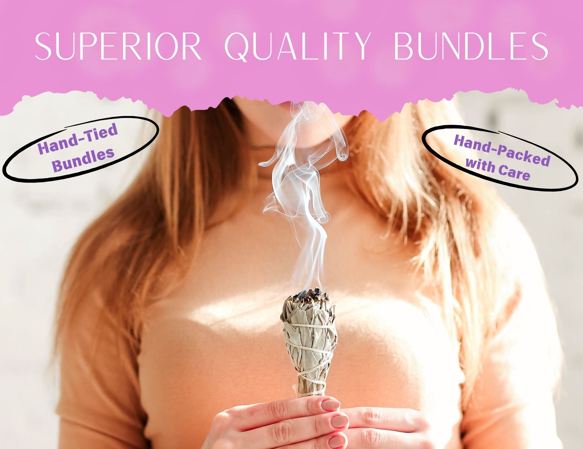 White Sage Burn Wands - Firdos Market feat. Candiholic