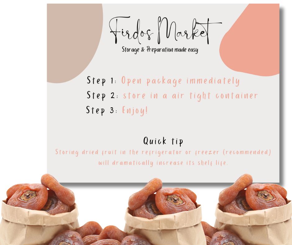Organic Dried Persimmons - Firdos Market feat. Candiholic