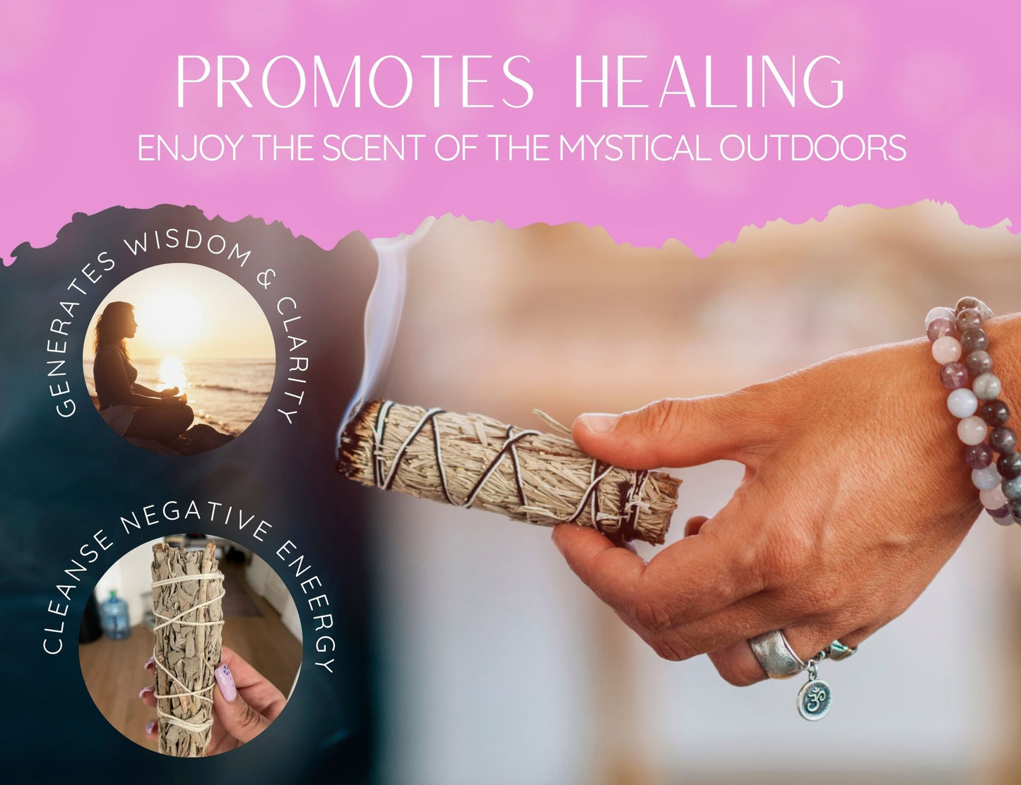 White Sage Burn Wands - Firdos Market feat. Candiholic