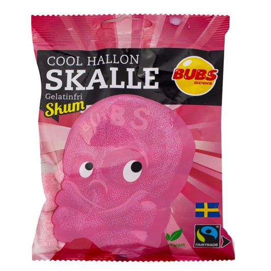Bubs Cool Raspberry Foam Skulls - 90g - Firdos Market feat. Candiholic