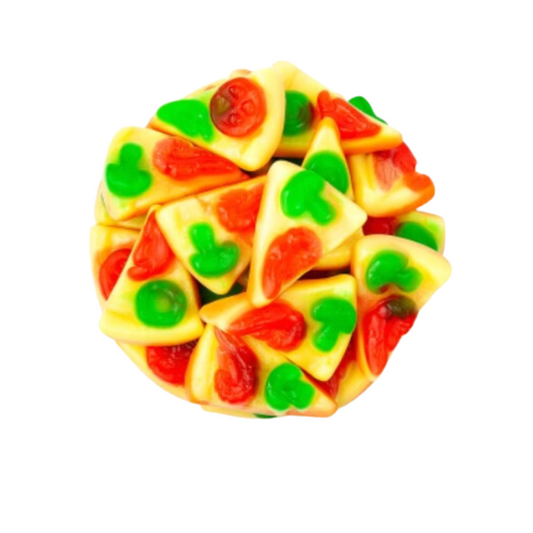Gummy Pizza Slice candy, pizza theme