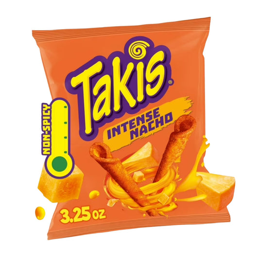 Takis - Intense Nacho - 3.25oz Snack Size - Firdos Market feat. Candiholic